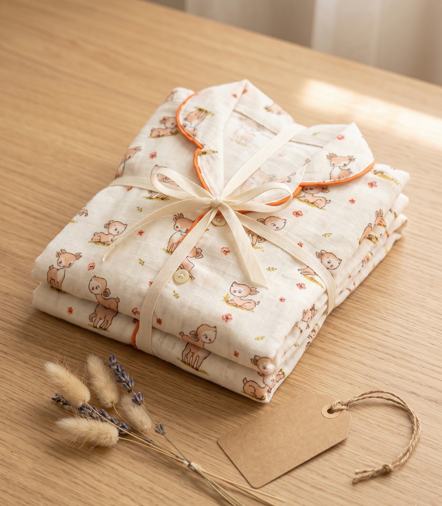 100% Organic Muslin Cotton Night Suit