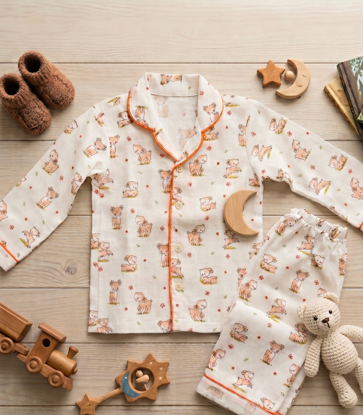 Soft & Comfy Muslin Cotton Night Suit